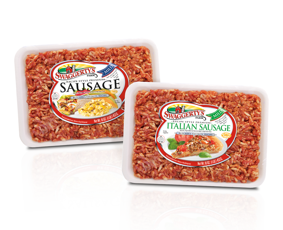 Premium Ground Pork Sausage Collection<br>(12 assorted tray packs)