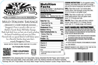 Swaggerty's Farm 19oz Mild Italian Dinner Sausage Links - Nutrition Facts