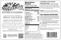 Swaggerty's Farm 16oz Mild Pork Sausage - Nutrition Facts