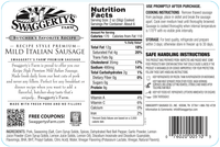 Swaggerty's Farm 16oz Mild Italian Pork Sausage - Nutrition Facts
