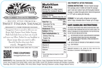 Swaggerty's Farm 16oz Sweet Italian Pork Sausage - Nutrition Facts